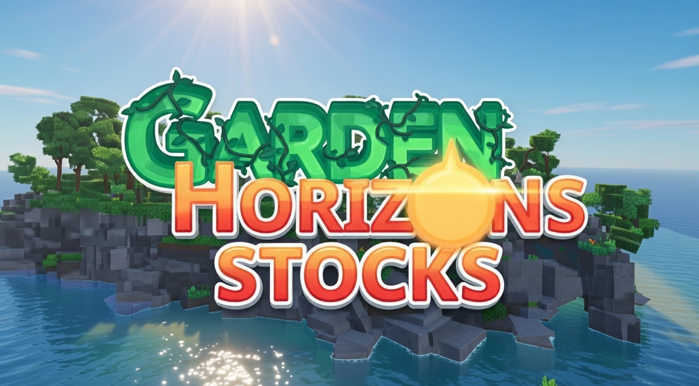 Discovery splash banner for Garden Horizons | Stock Notifier & Value Calculator Discord server