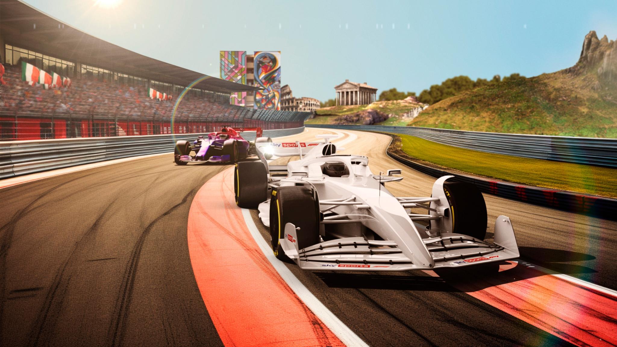Discovery splash banner for F1 Paddock Discord server