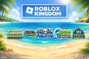 Discovery splash banner for Roblox Kingdom | Blox fruits & More Discord server