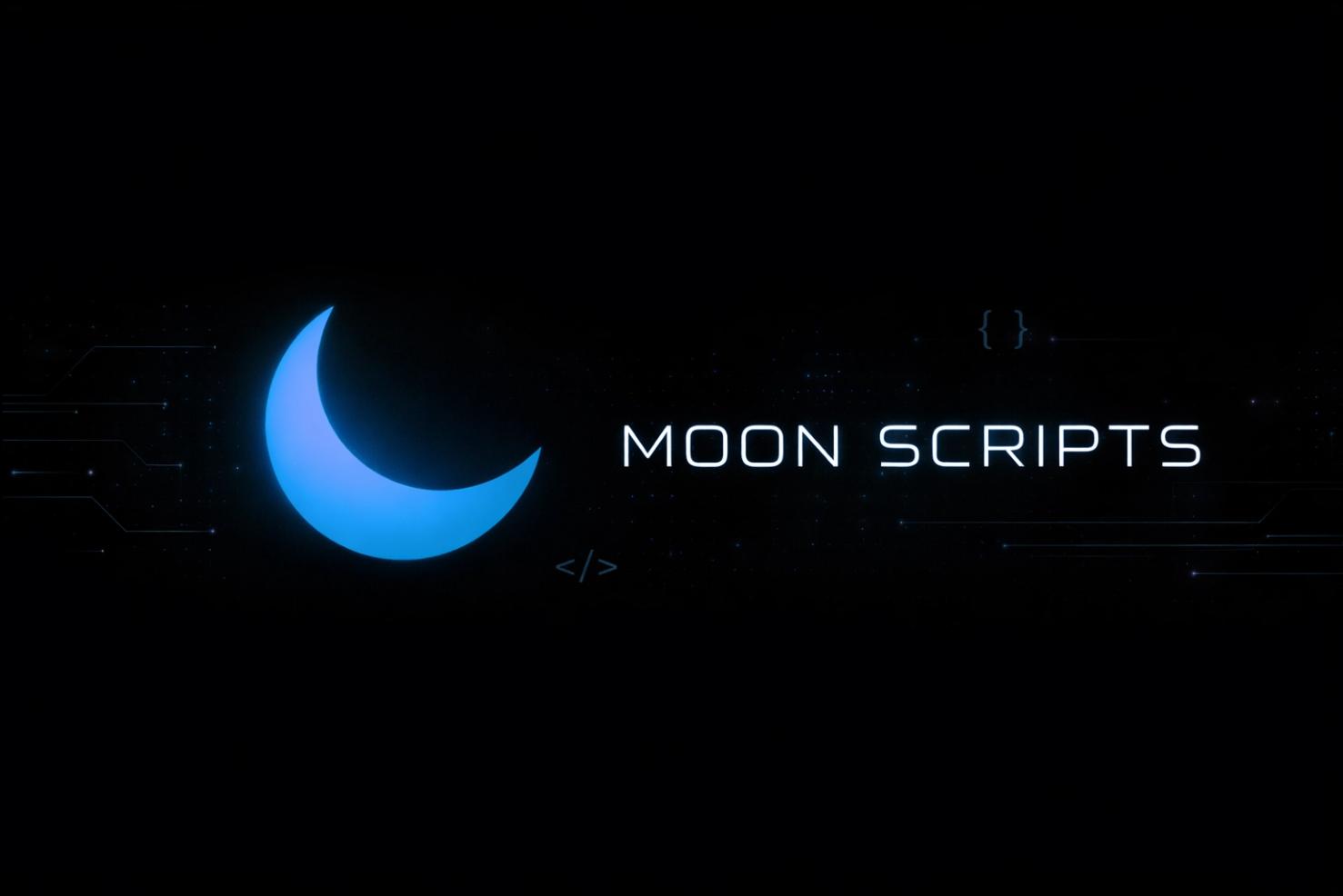 Discovery splash banner for Moon Scripts™ Discord server