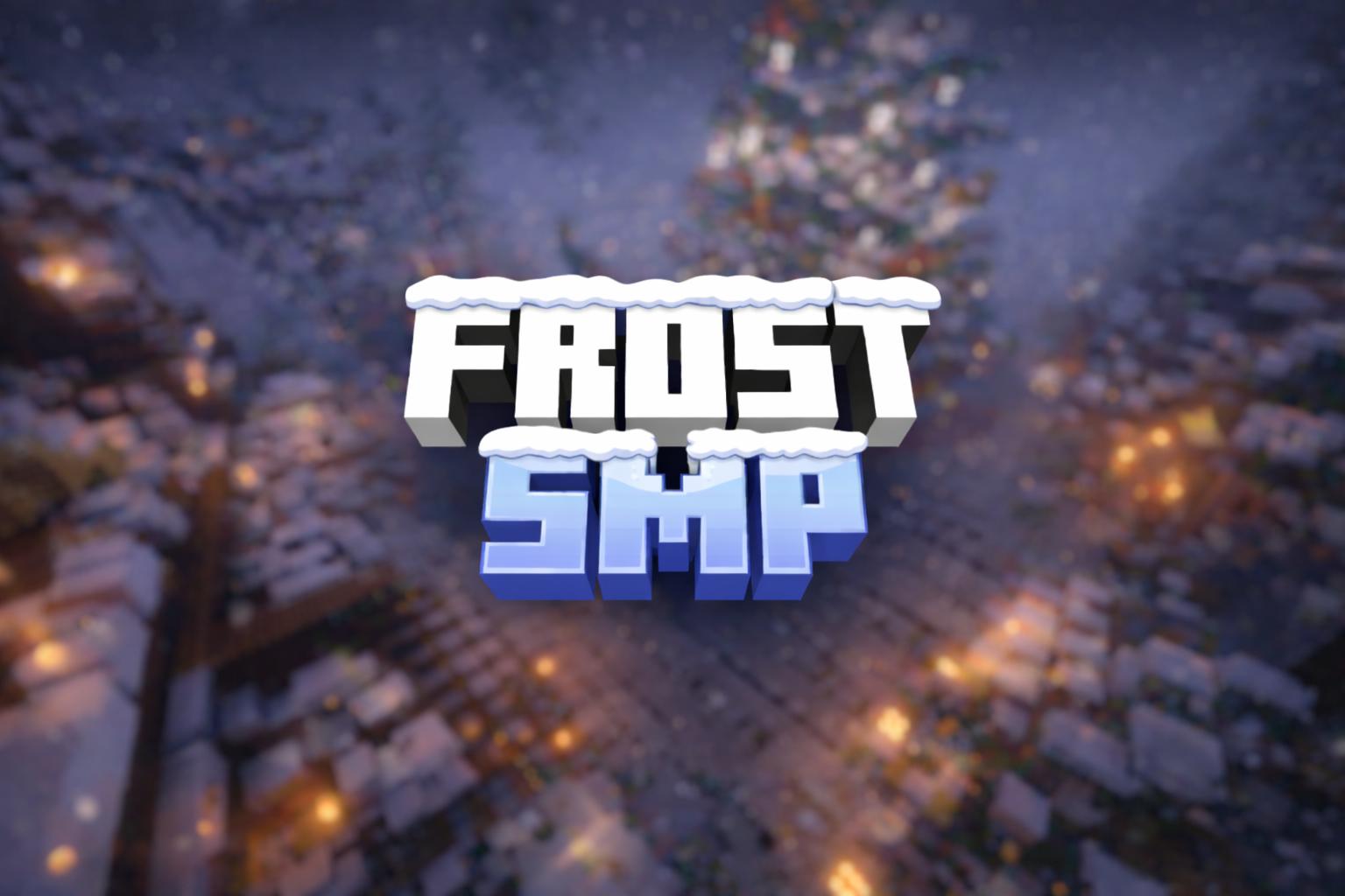 Discovery splash banner for FrostSMP Discord server