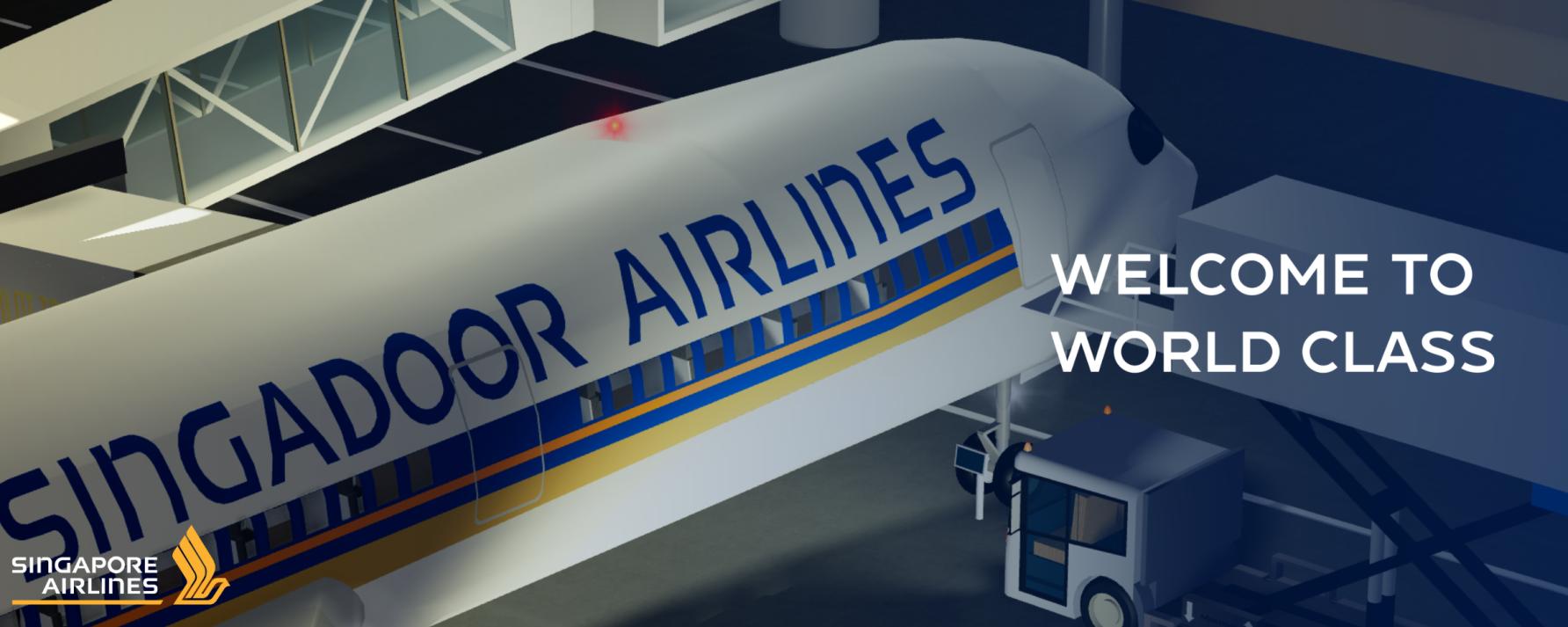 Discovery splash banner for Singapore Airlines PTFS Discord server