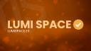 Discovery splash banner for Lumi Space™ Discord server