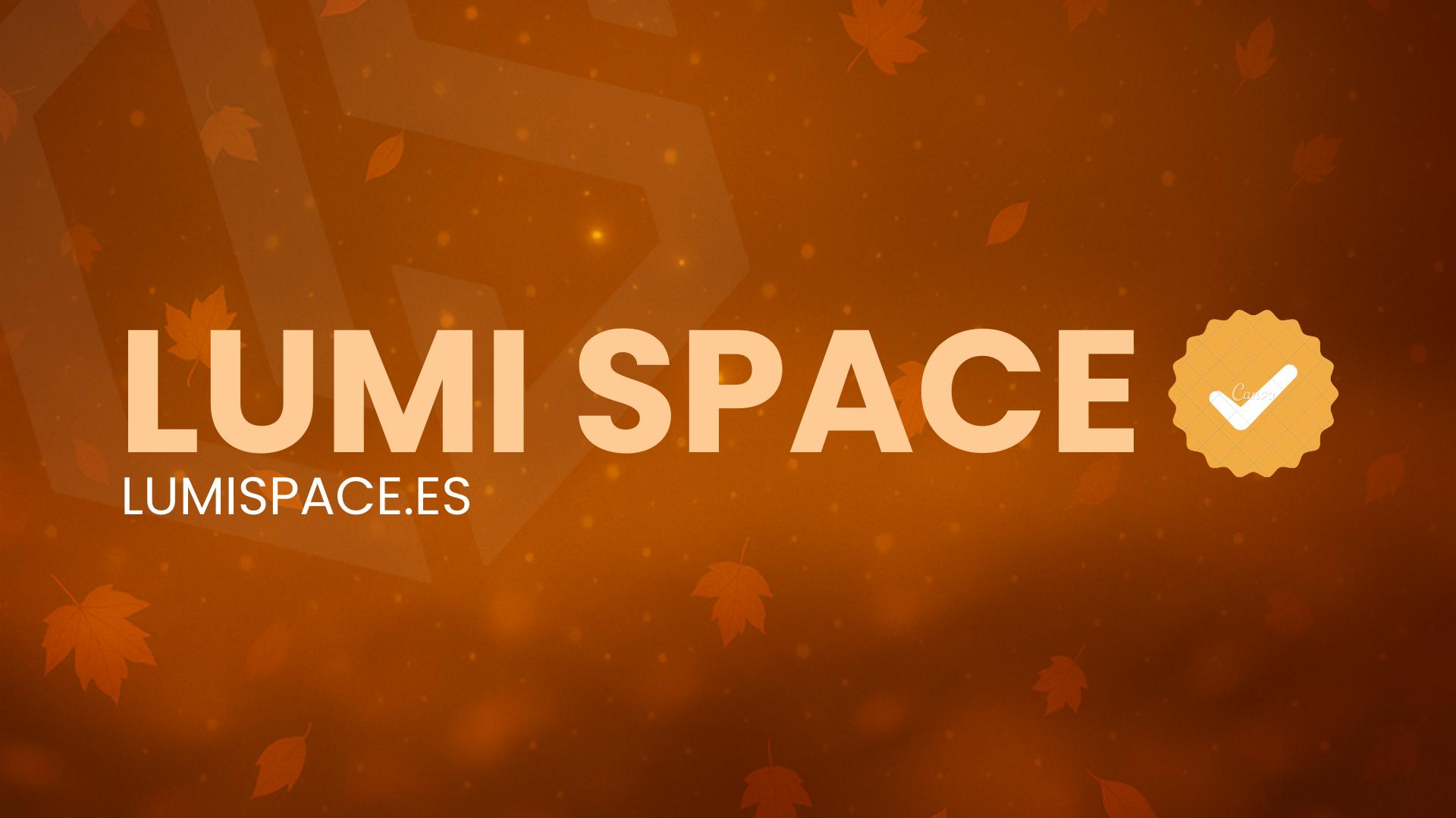 Discovery splash banner for Lumi Space™ Discord server