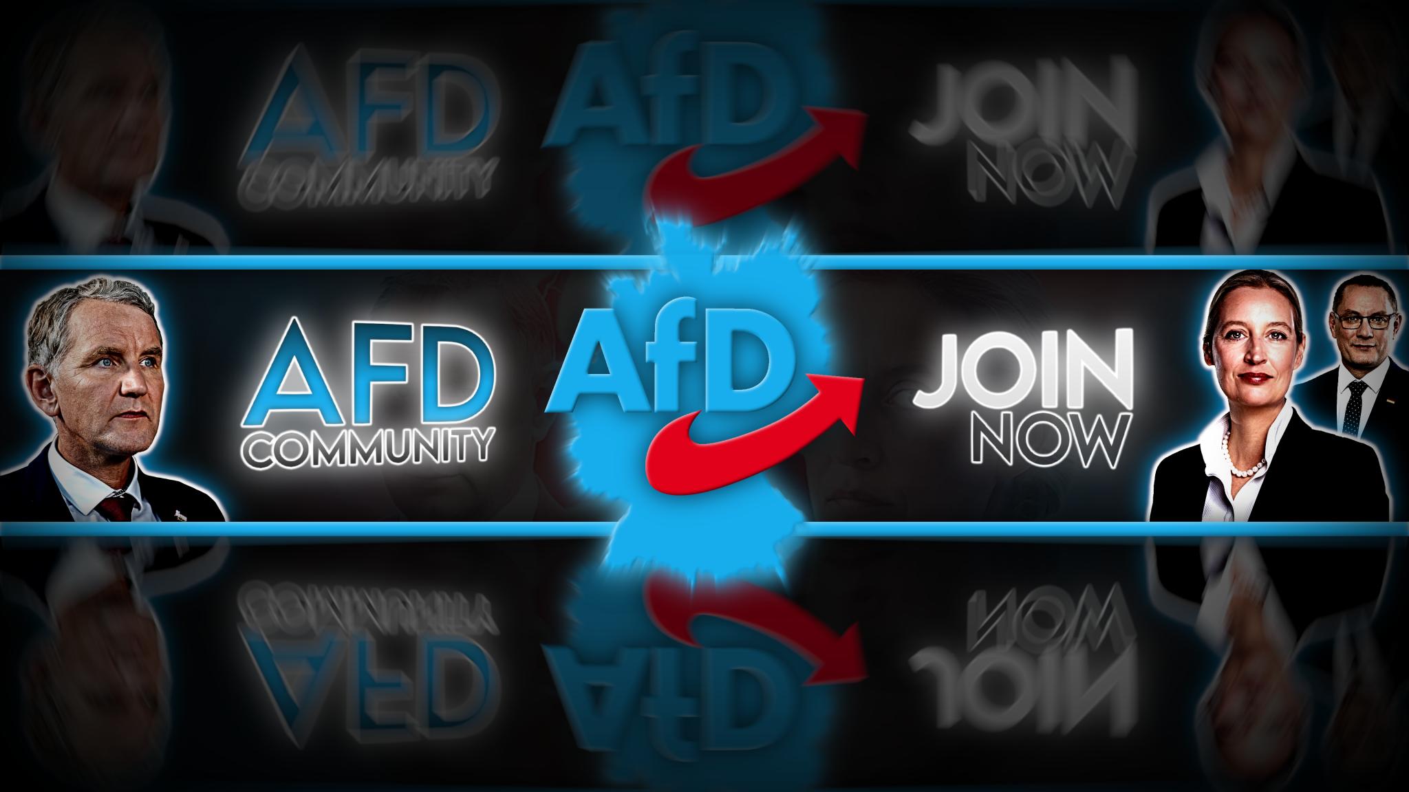 Discovery splash banner for Alternative für Deutschland | Community Discord server