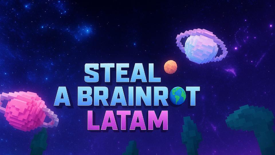Discovery splash banner for Steal a Brainrot LATAM 🌎 Discord server