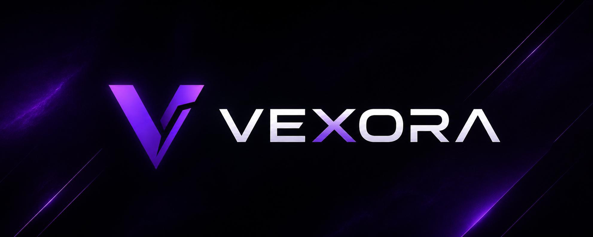 Discovery splash banner for Vexora - Twoje Community Minecraft Discord server