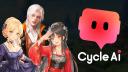 Discovery splash banner for Cycle AI: Talk With AI Character Discord server