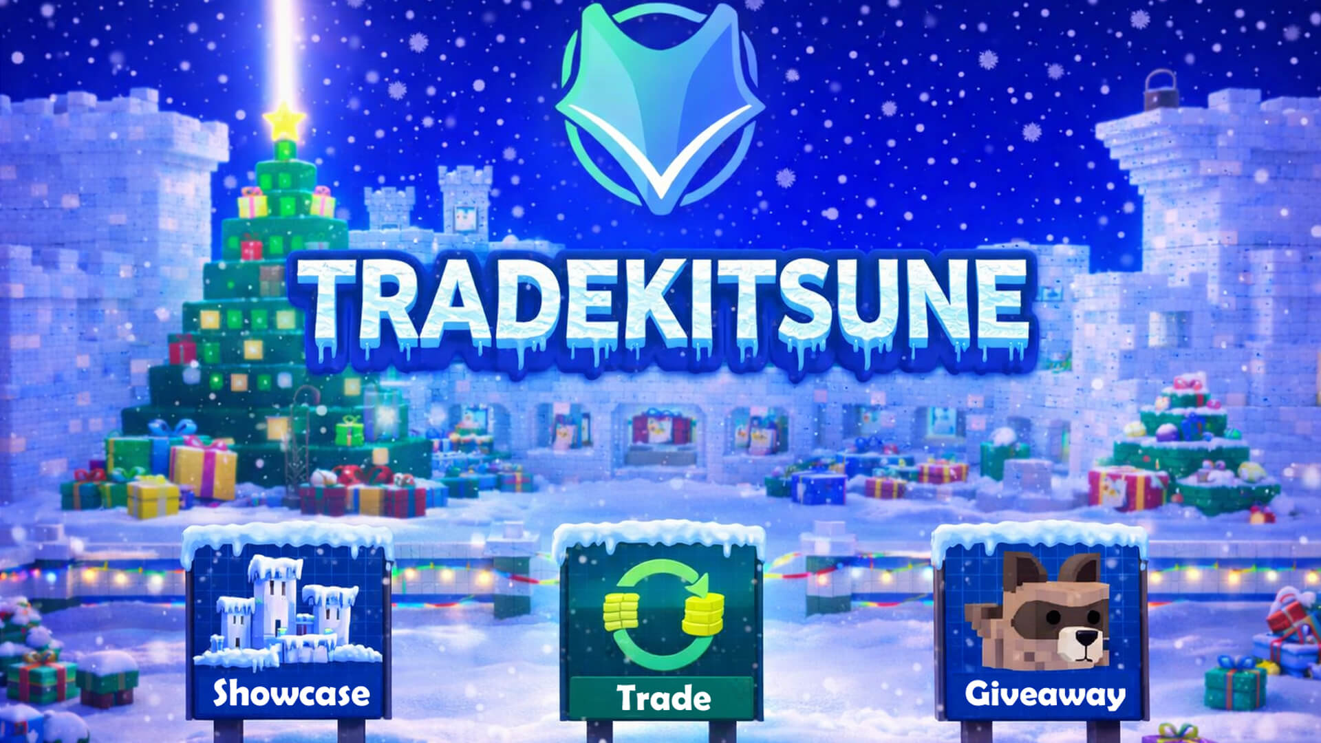 Discovery splash banner for 🌱TradeKitsune | Grow a Garden Trade Discord server