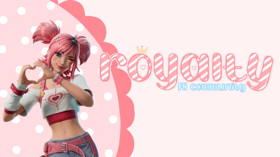 Discovery splash banner for royalty .ᐟ fn community ୨୧ Discord server