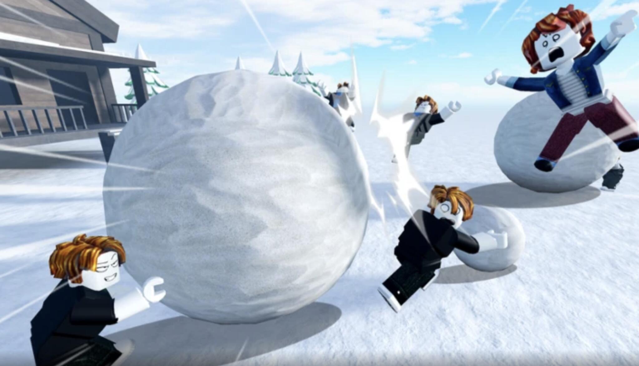 Discovery splash banner for Snowball Battles Discord server