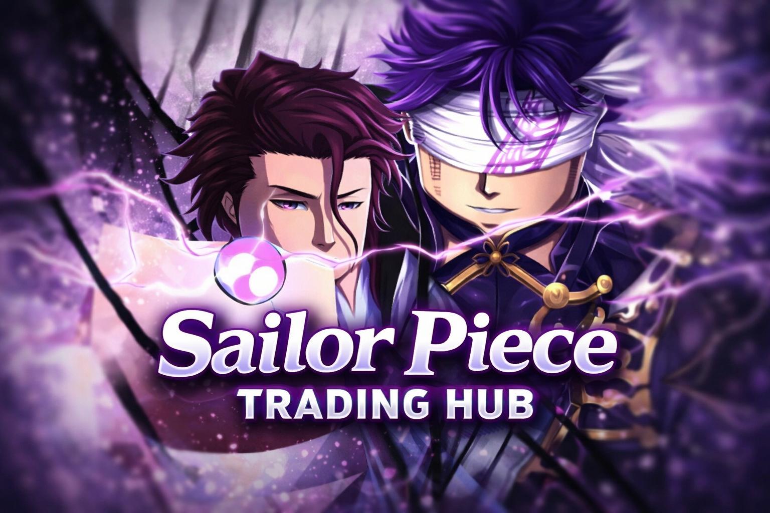 Discovery splash banner for Sailor Piece Trading Hub | Values, Codes & Giveaways | Roblox Discord server