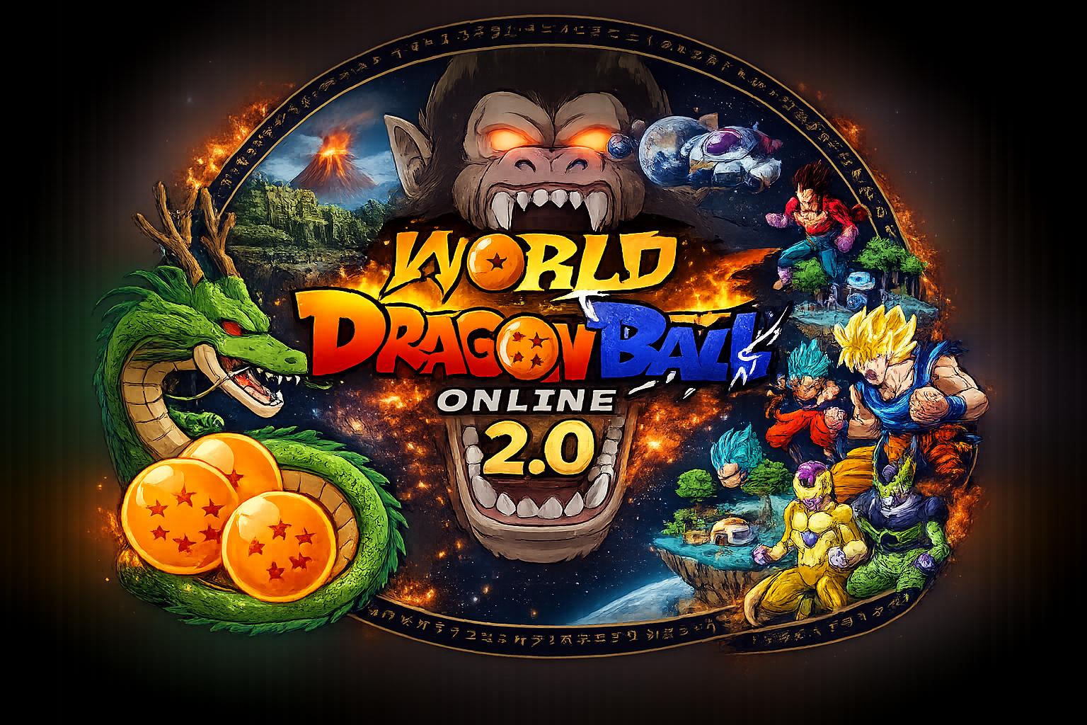 Discovery splash banner for Dragon Ball Online — World 2.0 Discord server