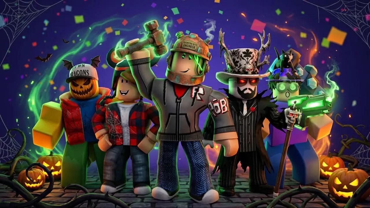 Discovery splash banner for The Haunt: Roblox 🎃 Discord server