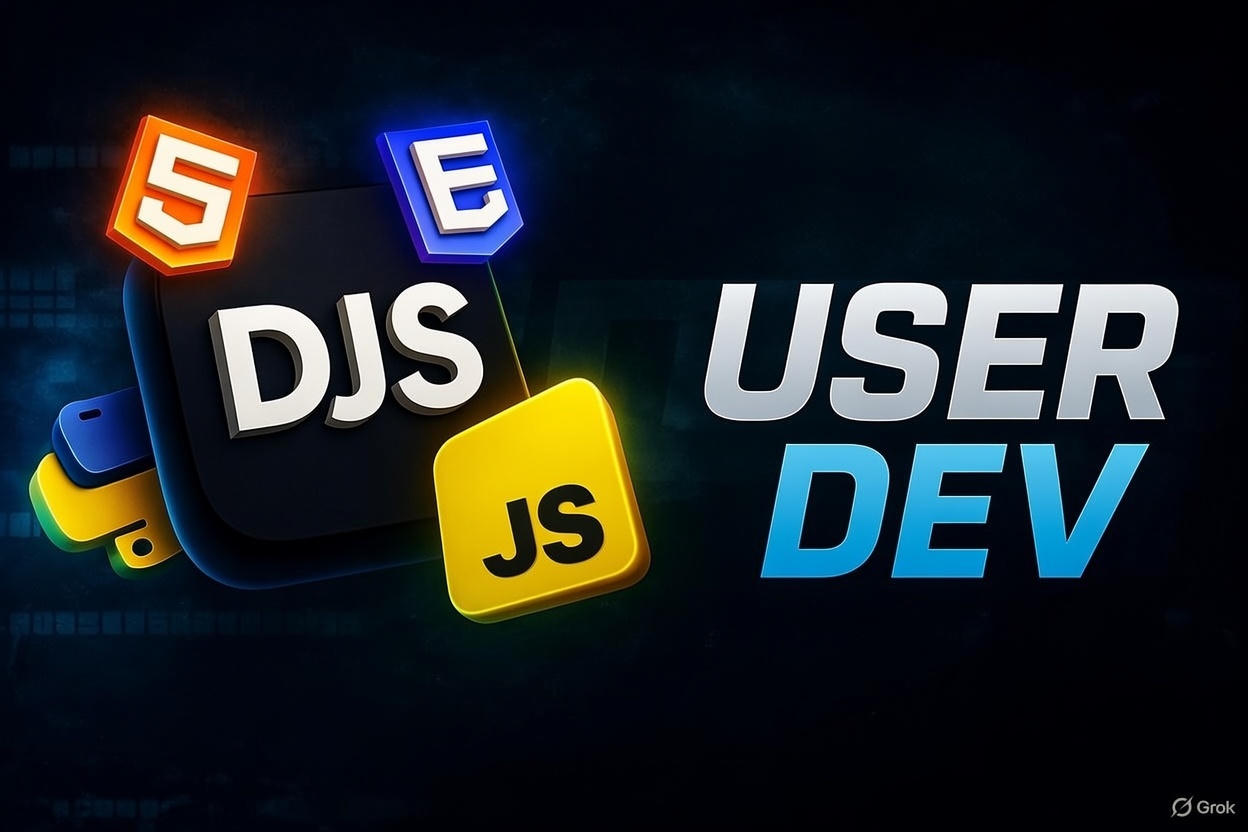 Discovery splash banner for User Dev Discord server