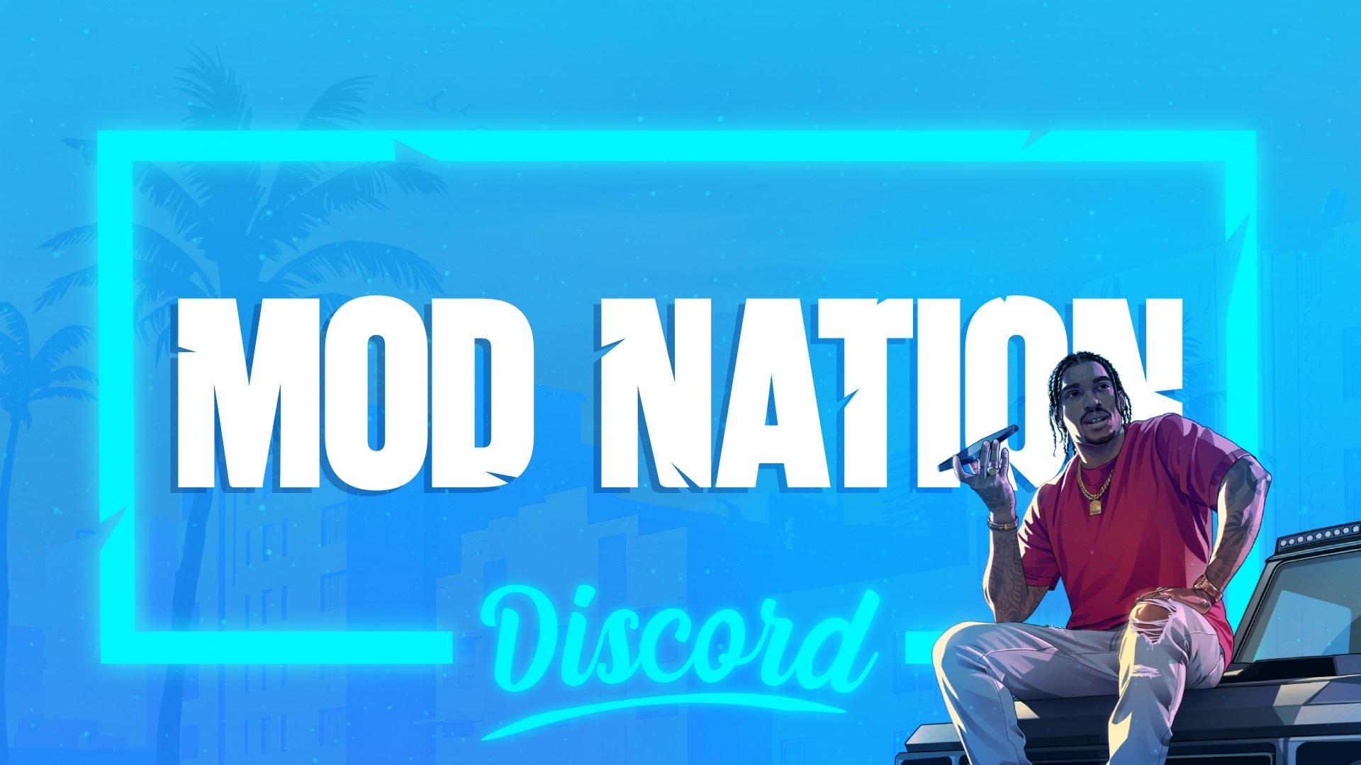 Discovery splash banner for ModNation-GTA Discord server