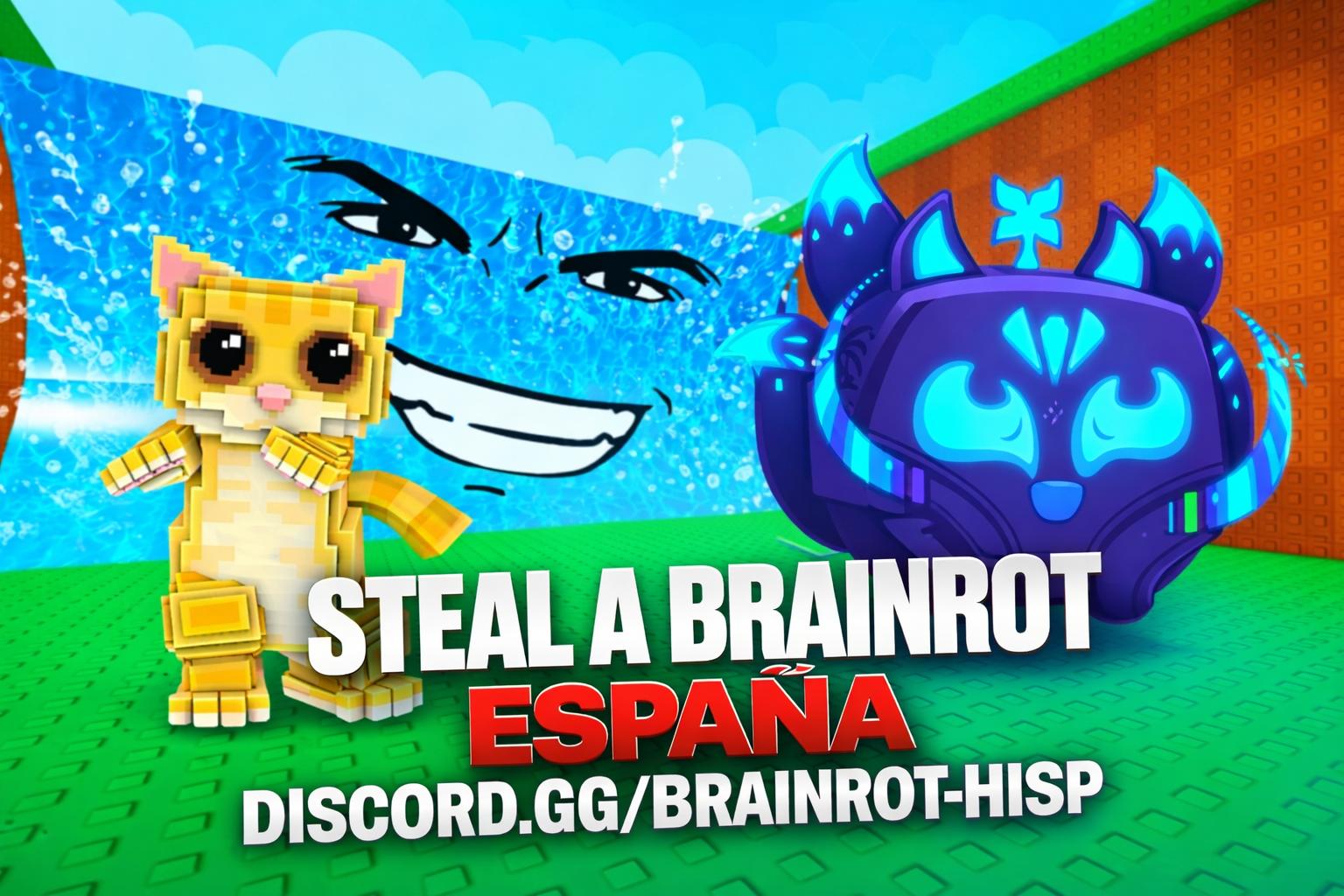 Discovery splash banner for 🇪🇸 | Roba Un Brainrot España ㉿ Discord server