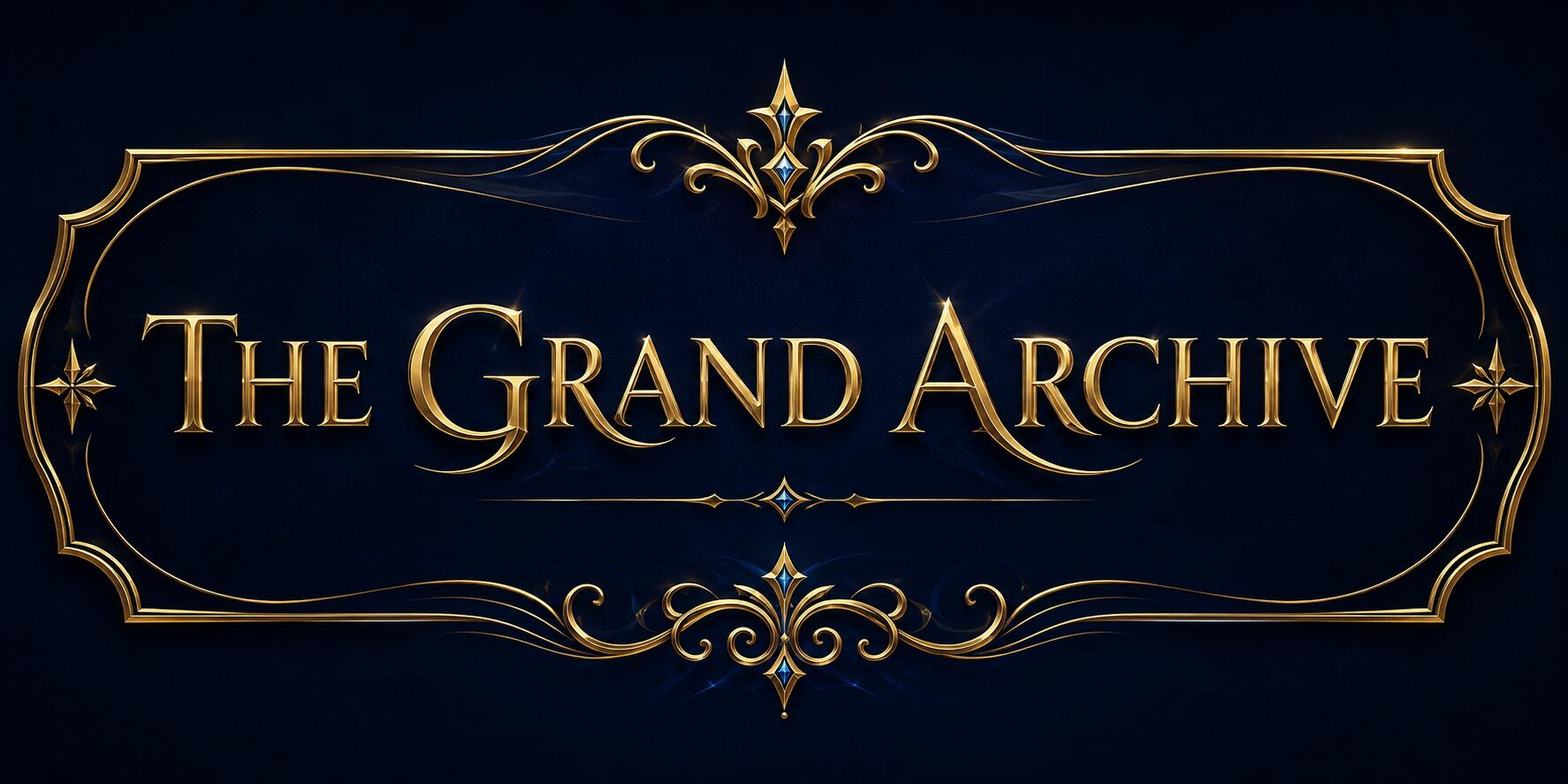 Discovery splash banner for The Grand Archive || server under heavy rebuilding Discord server