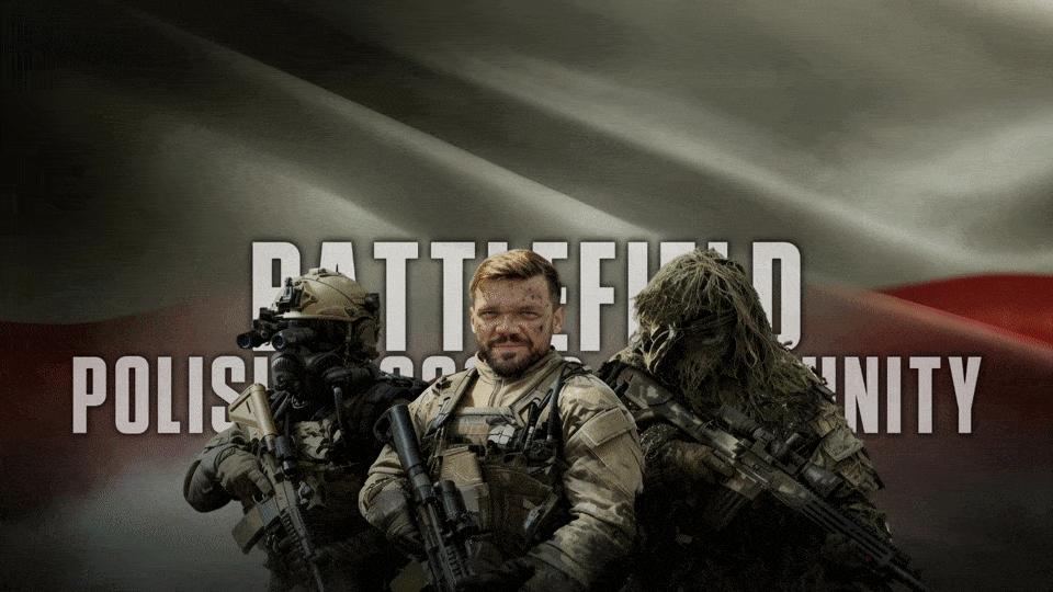 Discovery splash banner for Battlefield : Polish Discord Community Discord server