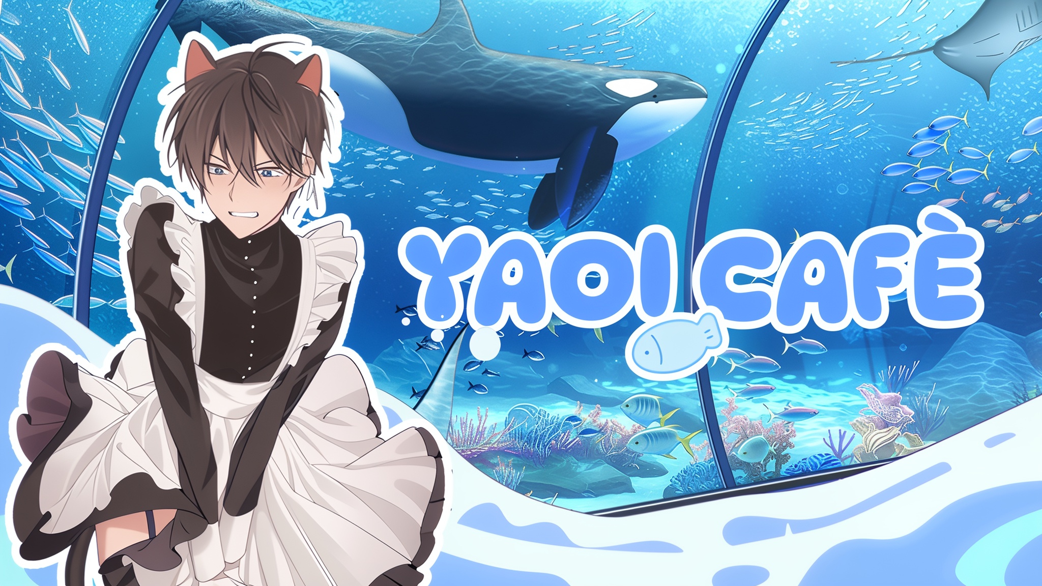 Discovery splash banner for YAOI CAFE ☆ MLM ☆ Discord server
