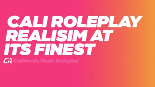 Discovery splash banner for California State Roleplay | Hollywood Discord server