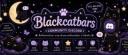 Discovery splash banner for BLACK CAT BARS. COMMUNITY Discord server