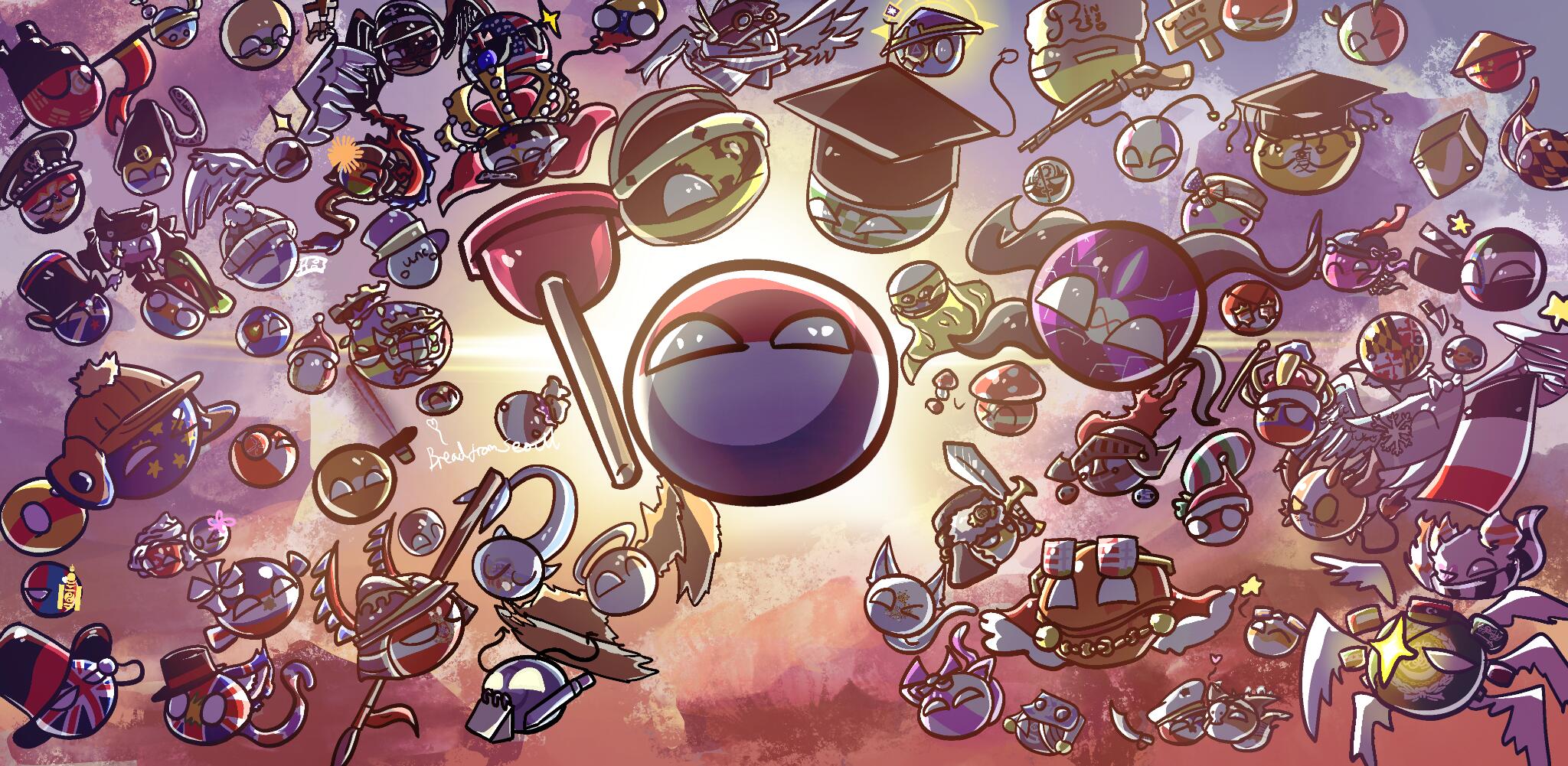 Discovery splash banner for Polandball Go Discord server