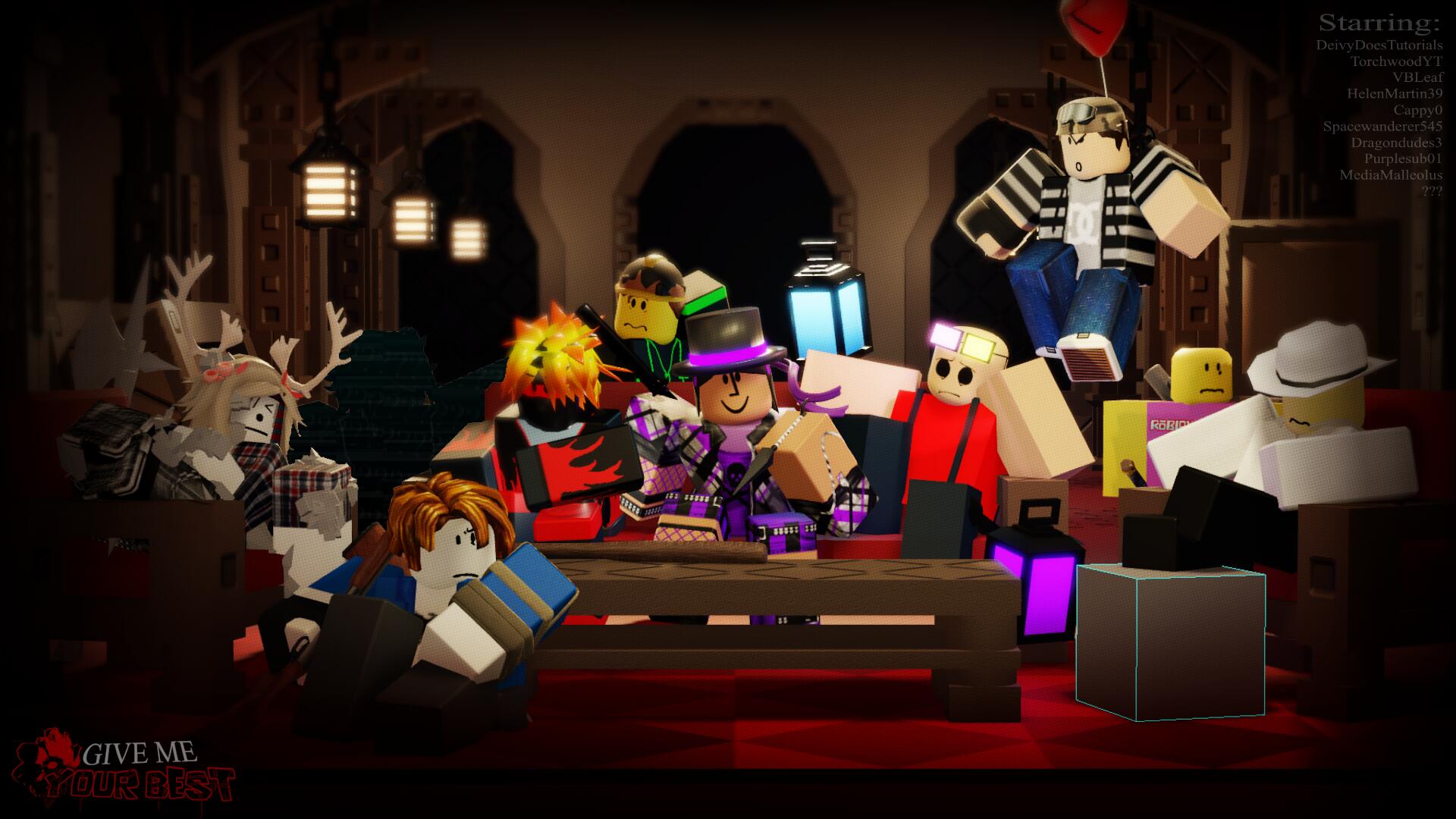 Discovery splash banner for GIVE ME YOUR BEST! Discord server