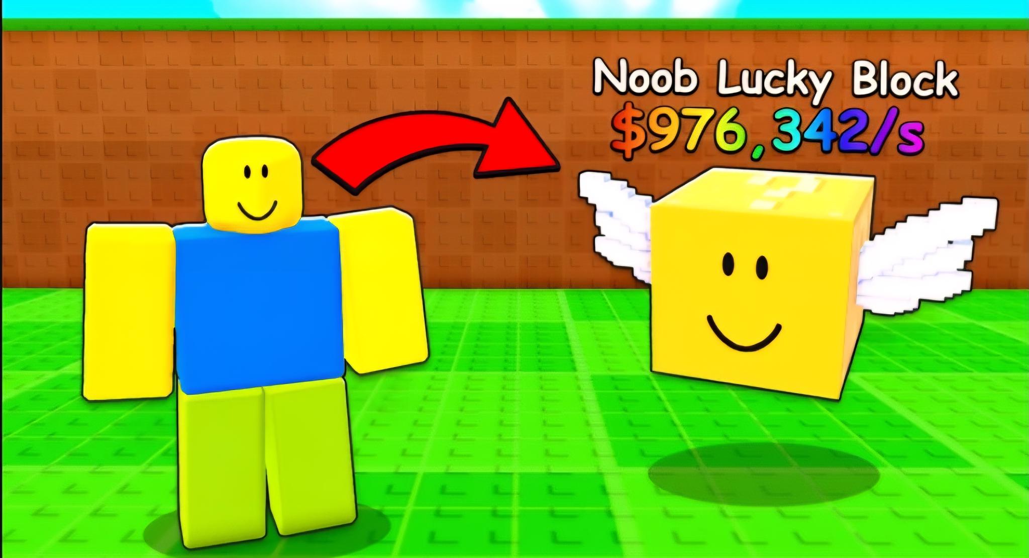 Discovery splash banner for Be A Lucky Block Discord server