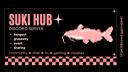 Discovery splash banner for SUKI HUB Discord server