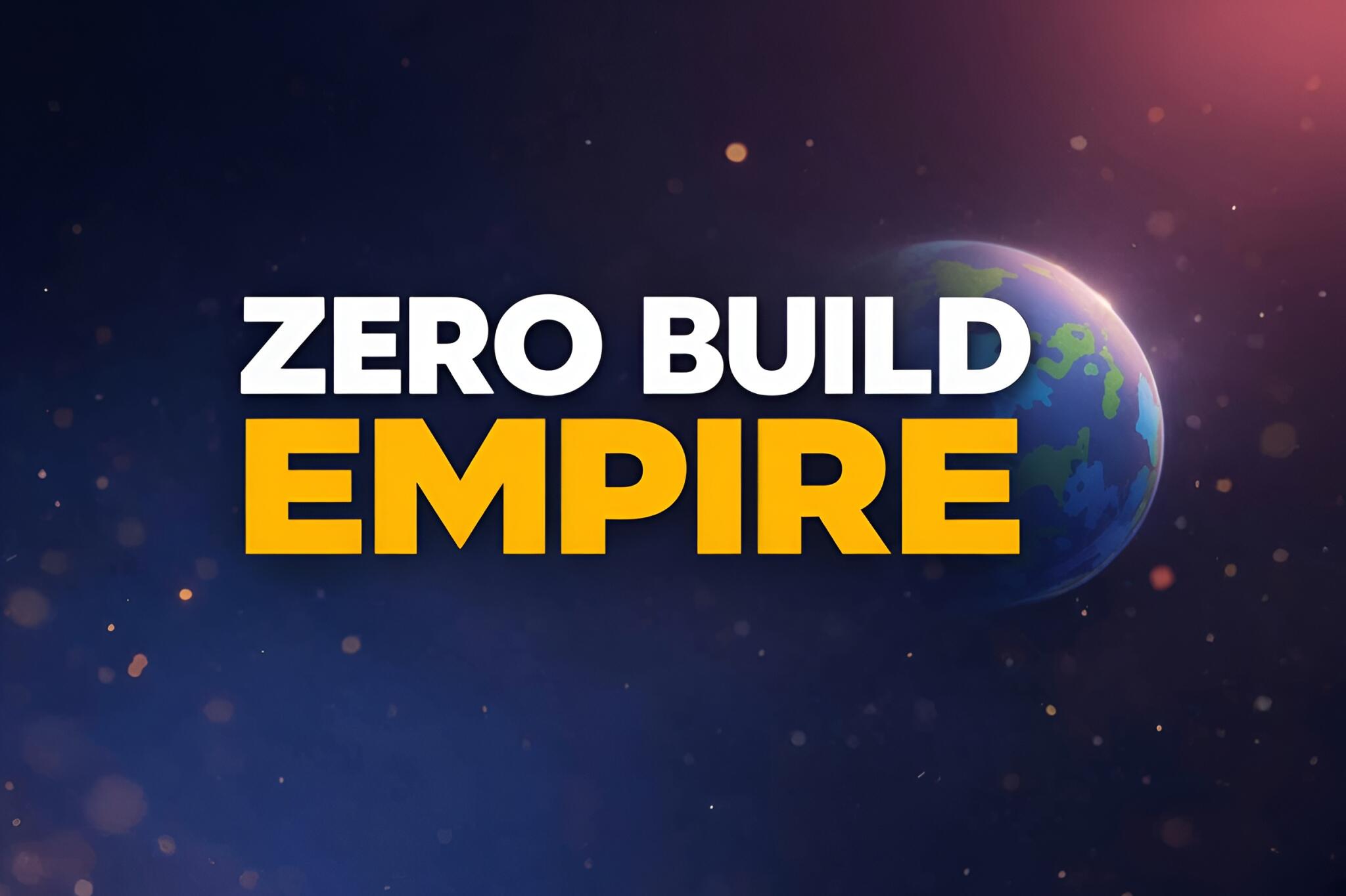 Discovery splash banner for Zero Build Empire Discord server