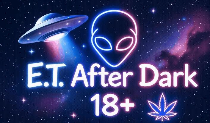 Discovery splash banner for E.T. AFTER DARK Discord server