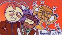 Discovery splash banner for [Reforma!] Shrimpo’s Boxing Club! 🍤  ―  #5K!💢 Discord server
