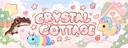 Discovery splash banner for 𖢻 Crystal Cottage Adopt Me Server Discord server