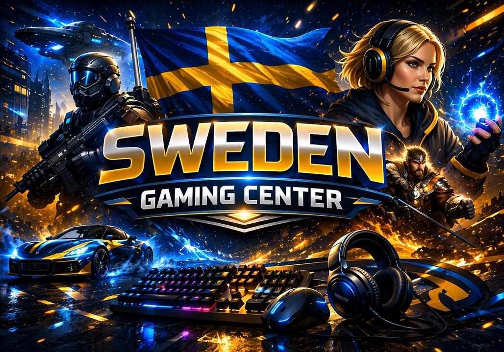Discovery splash banner for SwedenGamingCenter.se Discord server