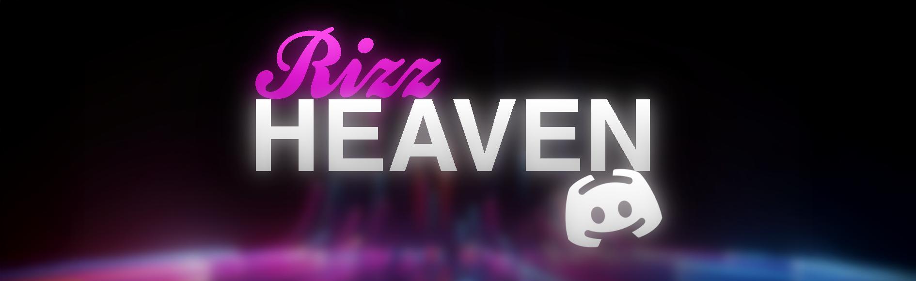 Discovery splash banner for RIZZ HEAVEN | Chill • E-Dating • VC • Giveaways • Friends • Giveaways Discord server