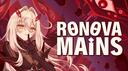 Discovery splash banner for Ronova Mains ✦ Genshin Impact Discord server