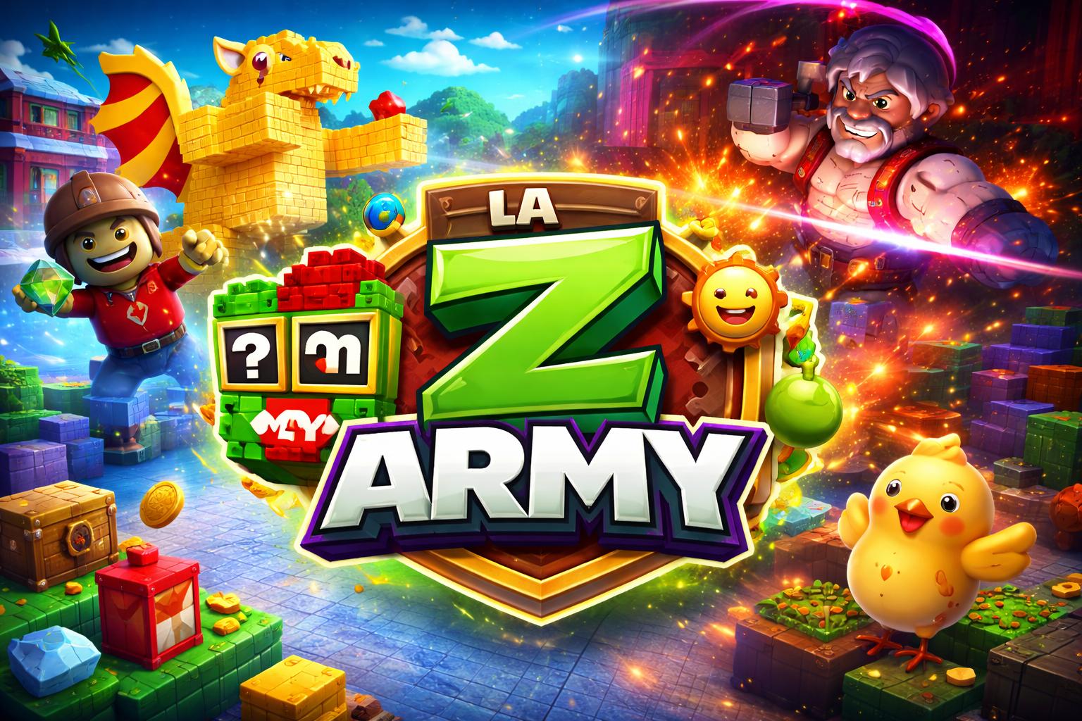 Discovery splash banner for LA Z ARMY 🟢⚔ Discord server