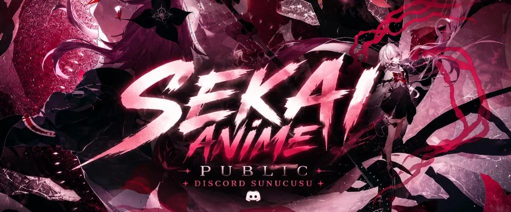 Discovery splash banner for Sekai Anime・Manga・Public・Sohbet・Oyun・Chat・Game・Threads・Youtube・İnstagram・Valorant・LOL Discord server