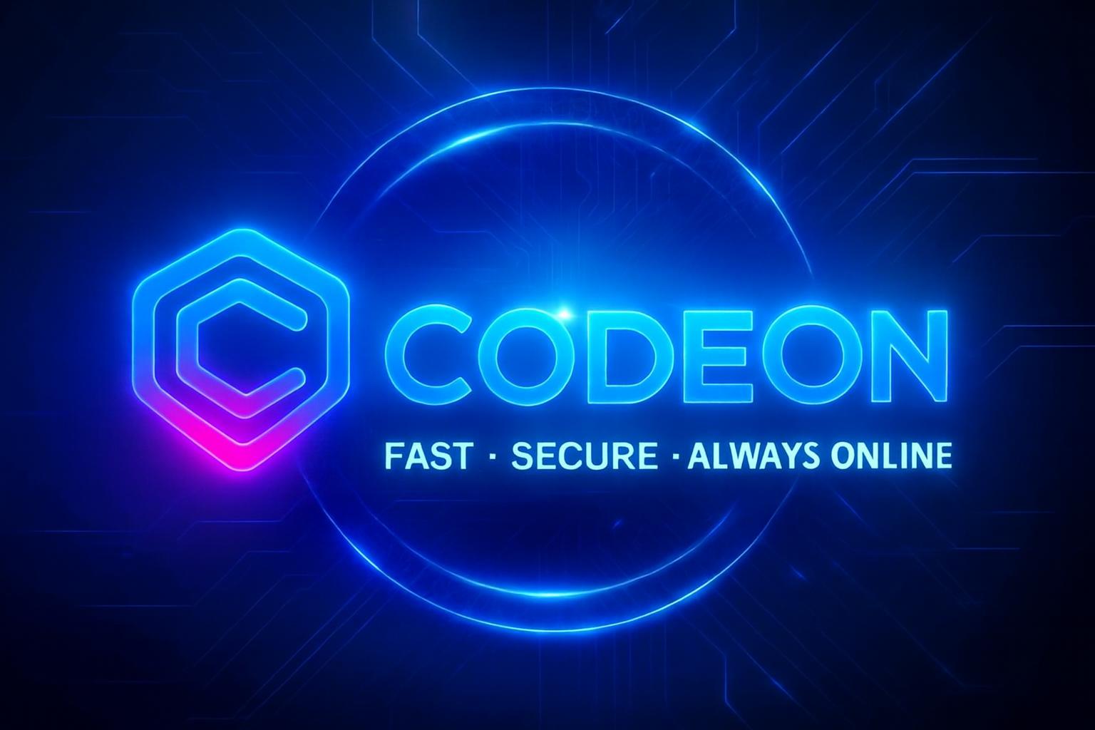 Discovery splash banner for CodeOn Hosting™ | Power Up Your Dreams Discord server