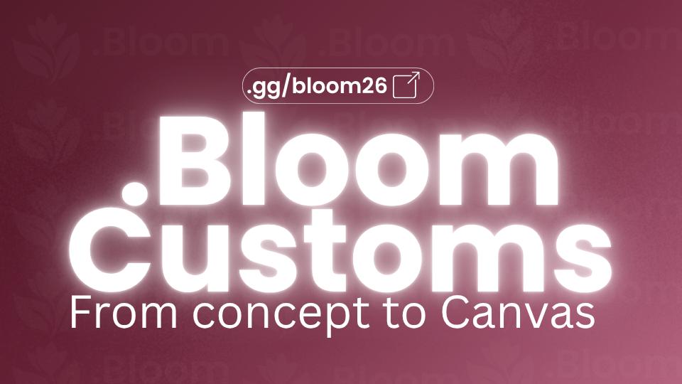 Discovery splash banner for .Bloom Discord server