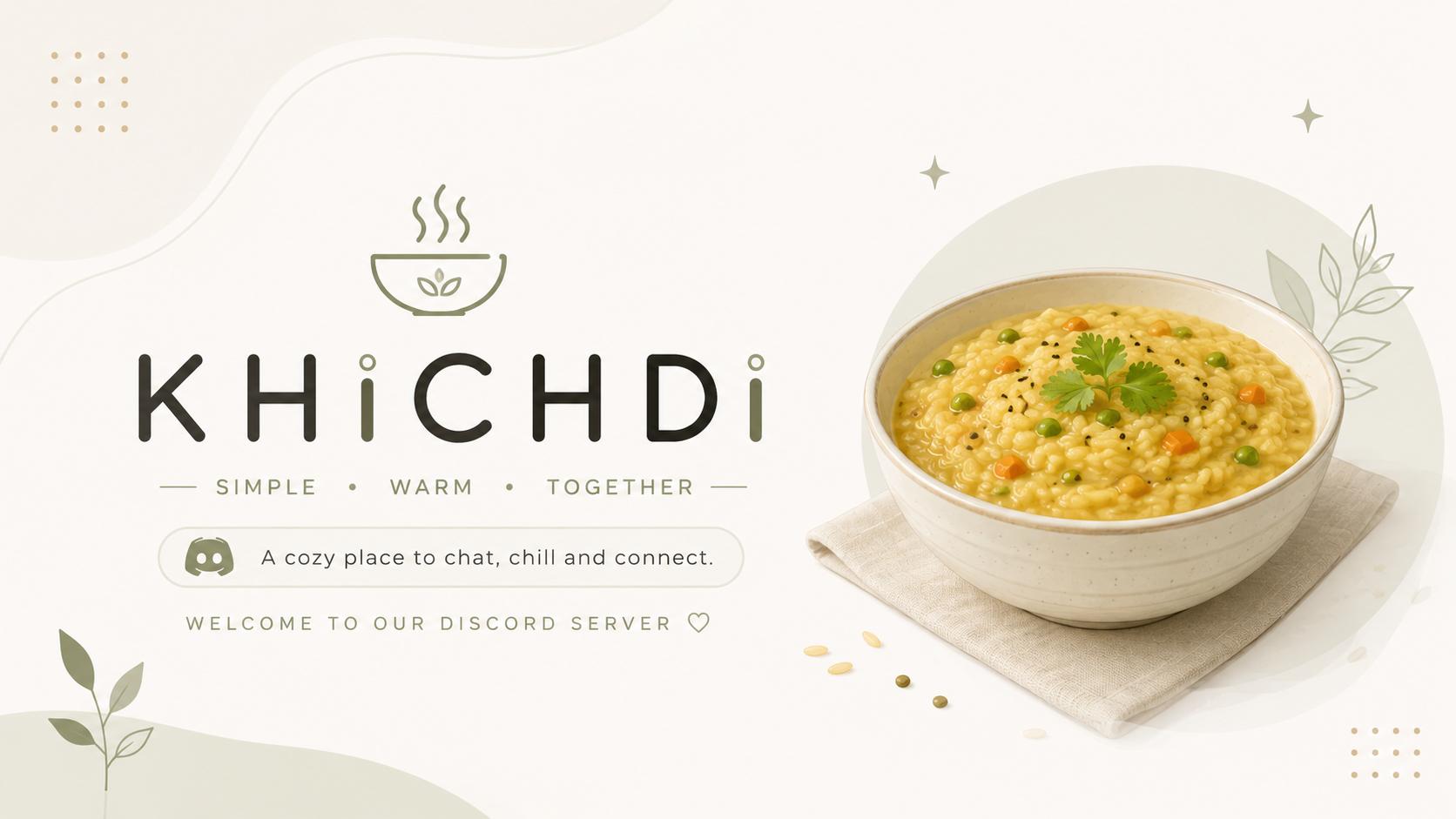 Discovery splash banner for The Khichdi Server Discord server