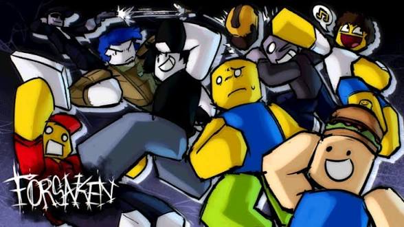 Discovery splash banner for Forsaken Roblox Discord server