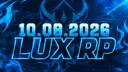 Discovery splash banner for LUX RP # 7.6K Discord server