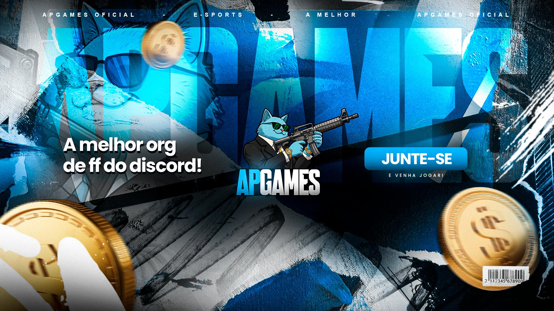 Discovery splash banner for AP GAMES Discord server