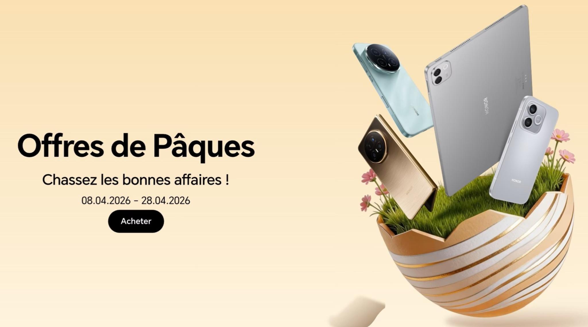 Discovery splash banner for HONOR France Discord server