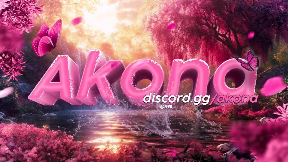Discovery splash banner for Akona #đș Discord server