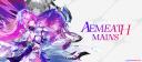 Discovery splash banner for Aemeath Mains ✧ Wuthering Waves Discord server