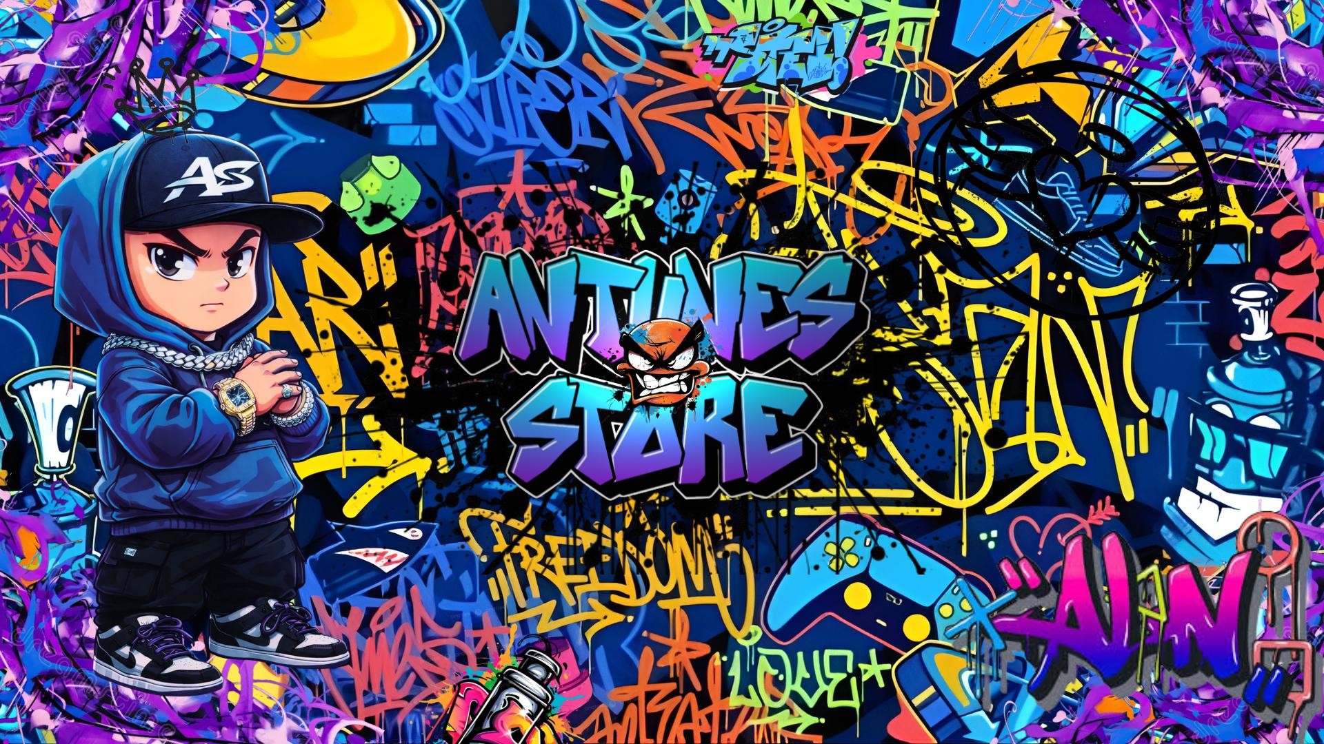 Discovery splash banner for AntuneStore.com.br Discord server