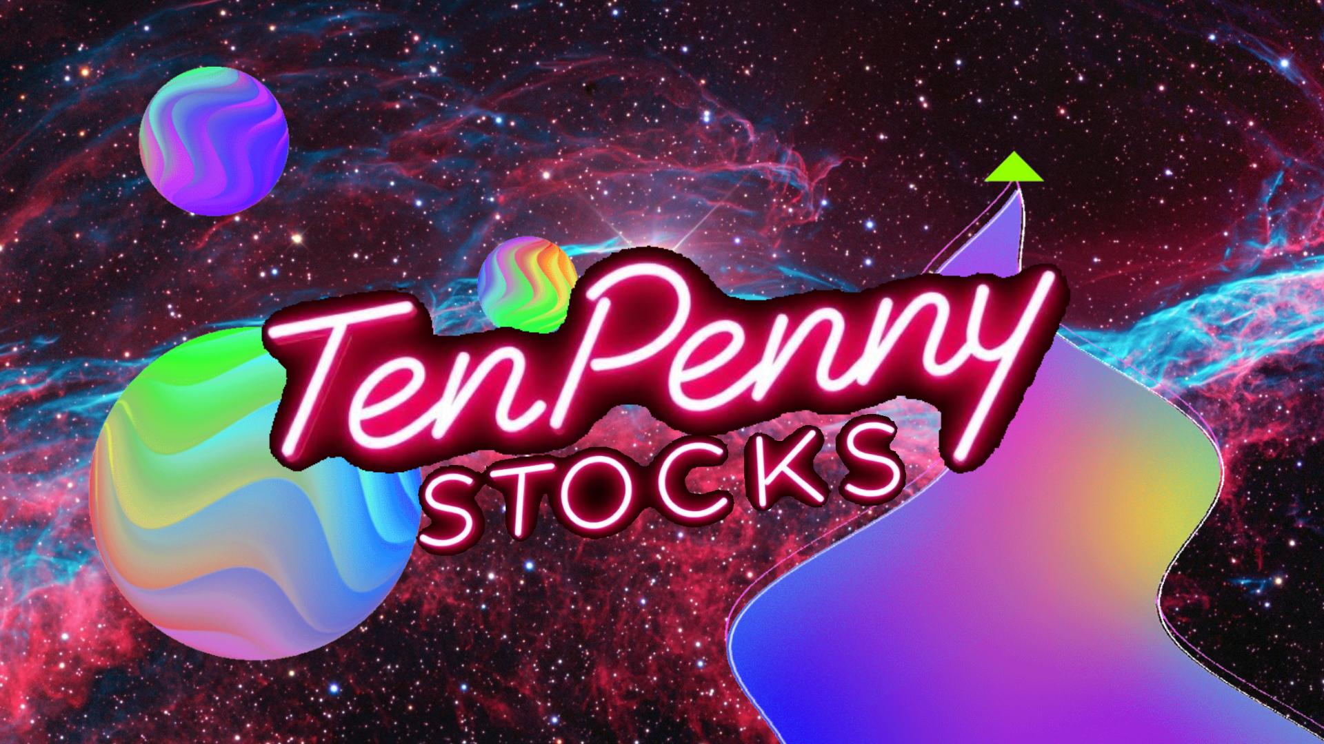 Discovery splash banner for TenPennyStocks Discord server